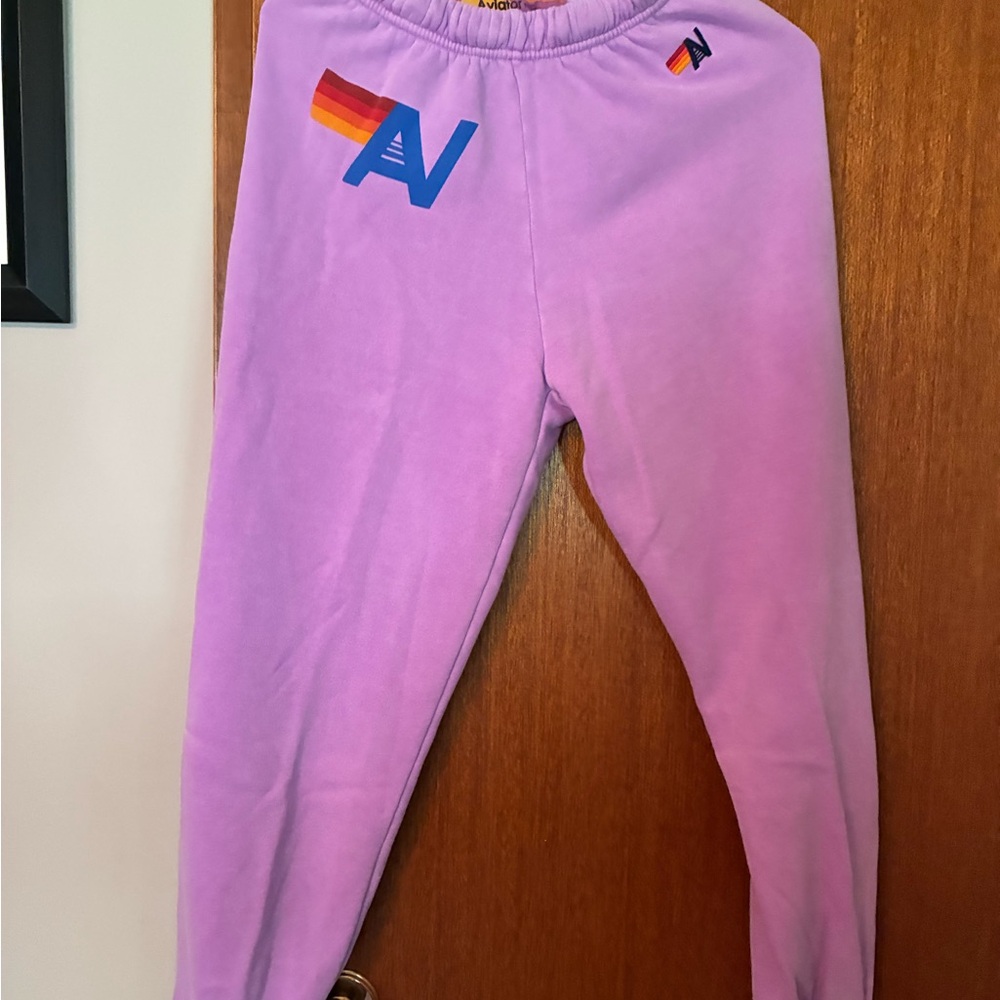 Authentic Aviator Nation jogging pants.